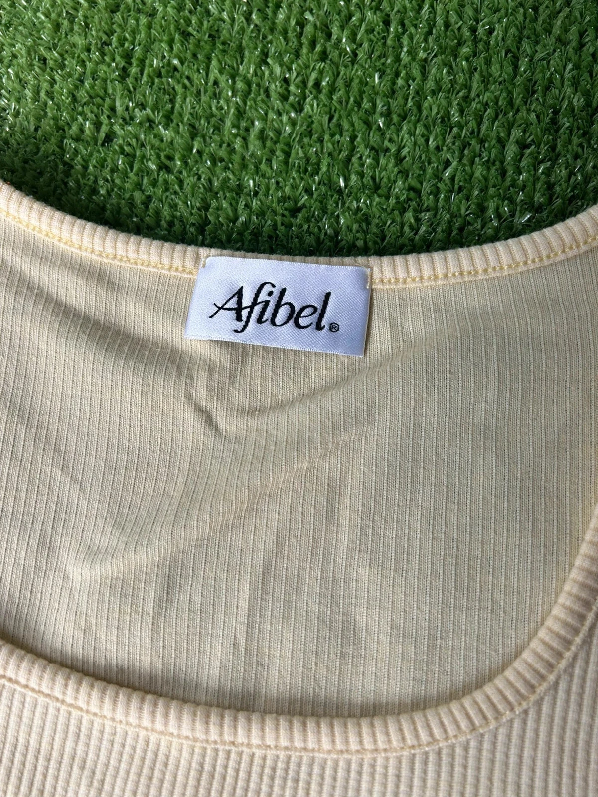 Débardeur crème taille 46 Afibel – photo 5